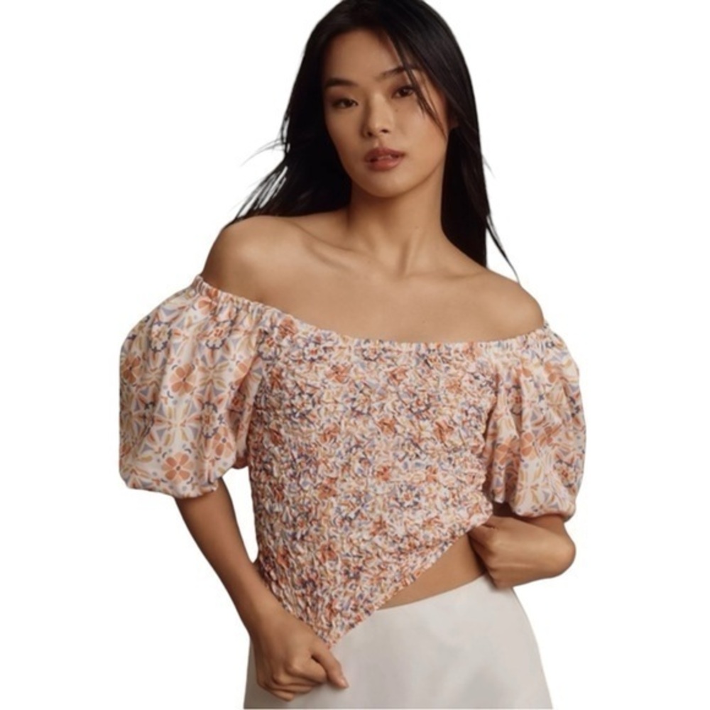 Anthropologie DOLAN Off-The-Shoulder Textured Top 💕